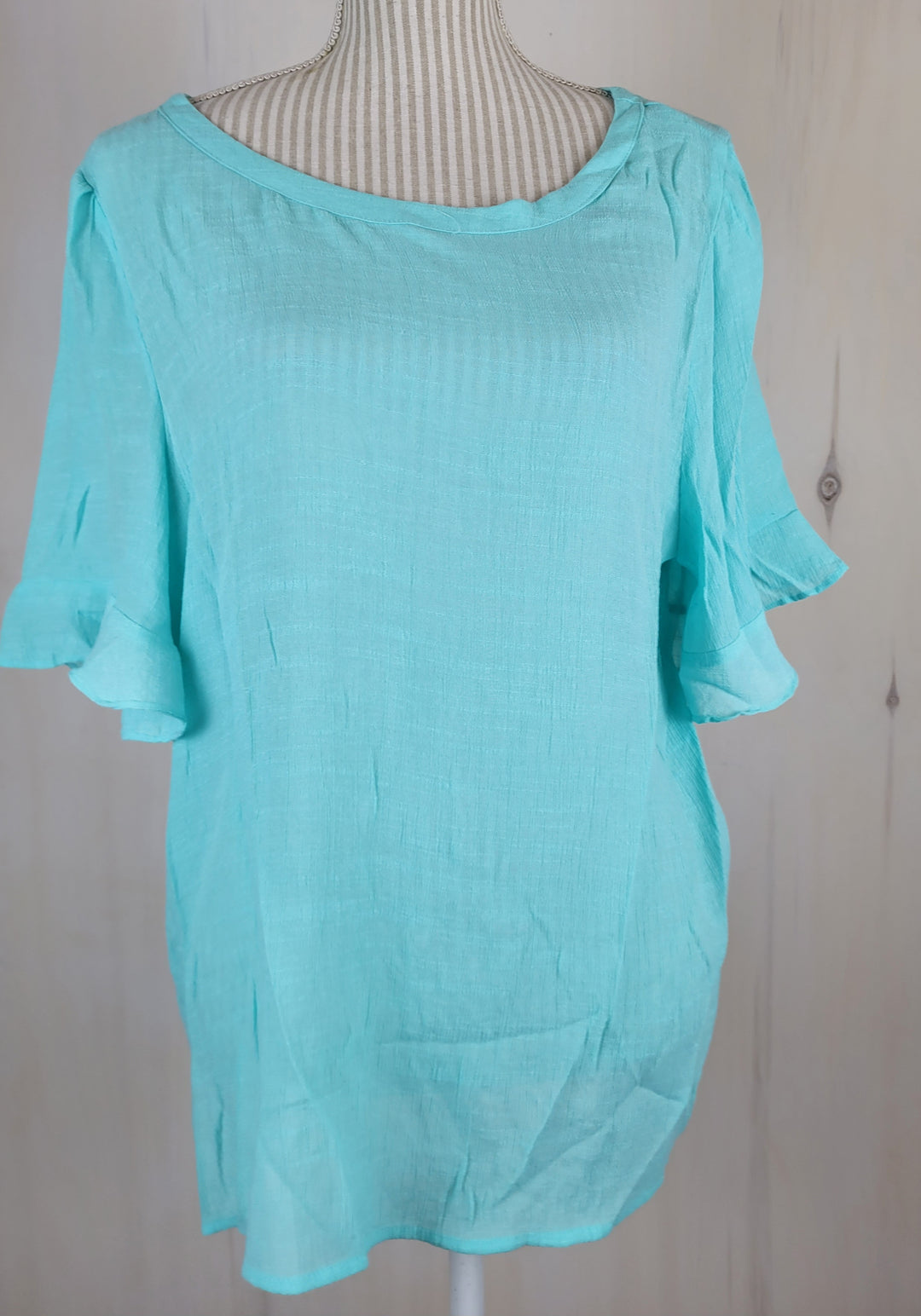ZAC & RACHEL LIGHT BLUE BLOUSE LADIES XL PRE-LOVED