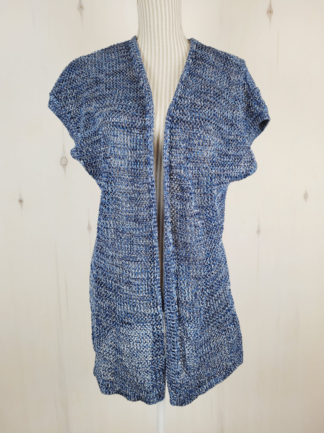 MERONA BLUE KNIT SWEATER LADIES LARGE PRE-LOVED