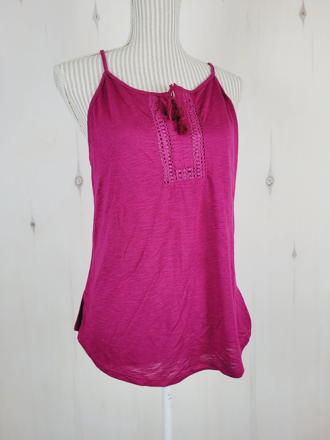 GEORGE MAROON SOFT TANK LADIES MEDIUM PRE-LOVED