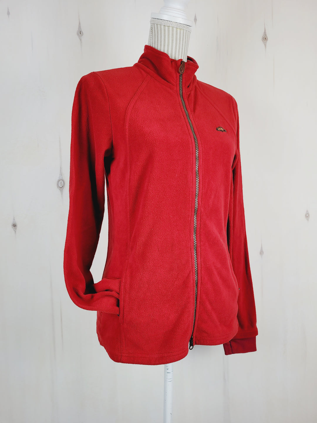 ROOTS FLEECE ZIP UP SWEATER LADIES MEDIUM PRE-LOVED
