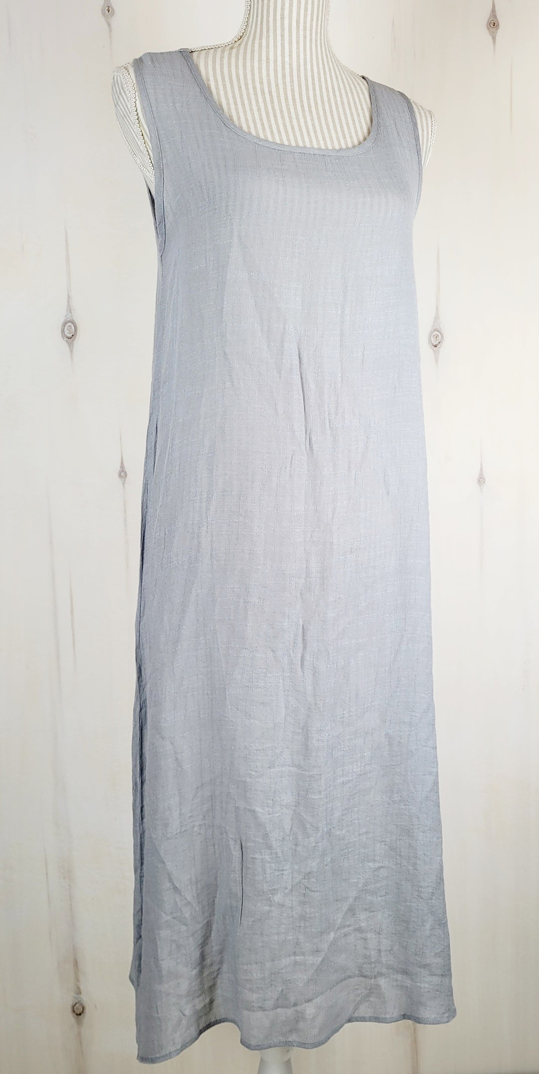 RED CORAL GREY LIGHT DRESS LADIES SMALL PRE-LOVED