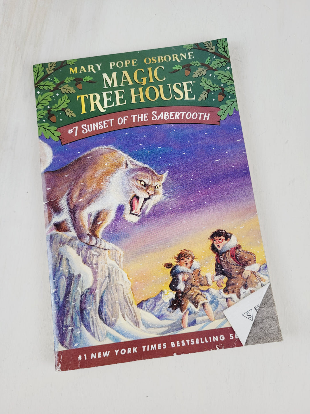MAGIC TREE HOUSE #7 SUNSET OF THE SABERTOOTH CHAPTER BOOK PRE-LOVED