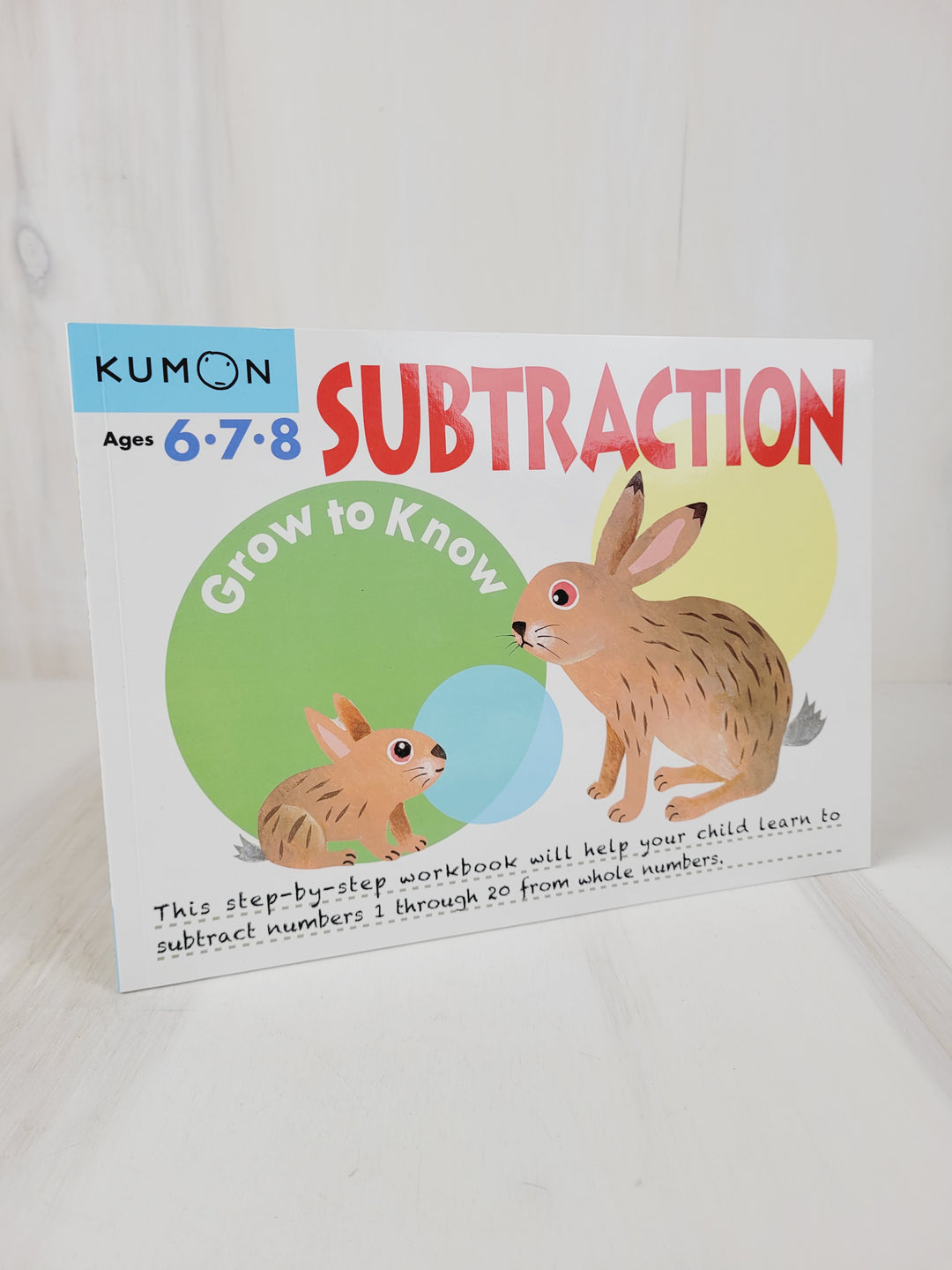 KUMON AGE 6/7/8 SIMPLE SUBTRACTION WORKBOOK NEW!