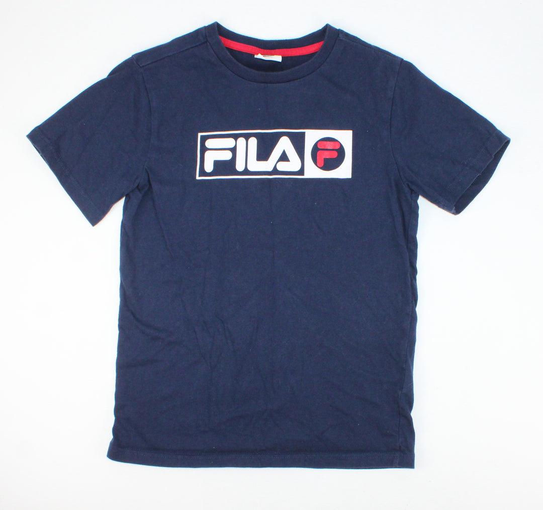 FILA NAVY TSHIRT 10/12Y PRE-LOVED