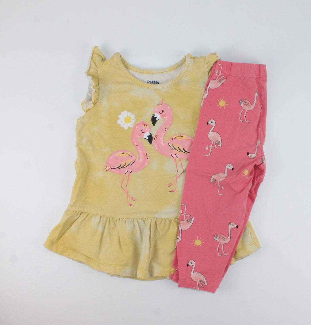 PEKKLE FLAMINGO OUTFIT 5Y PRE-LOVED