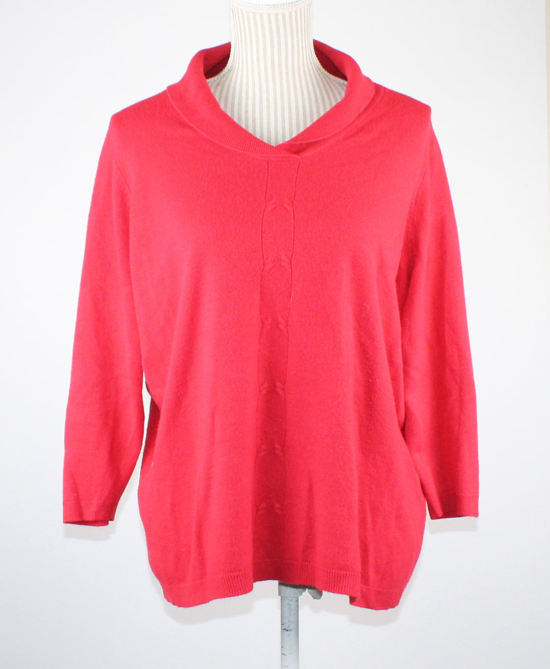 ALIA RED SWEATER LADIES 1X PRE-LOVED