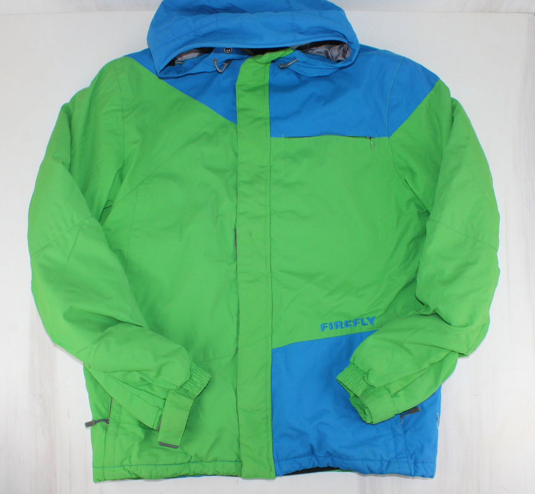 FIREFLY GREEN AND BLUE WINTER COAT TEEN XL PRE-LOVED