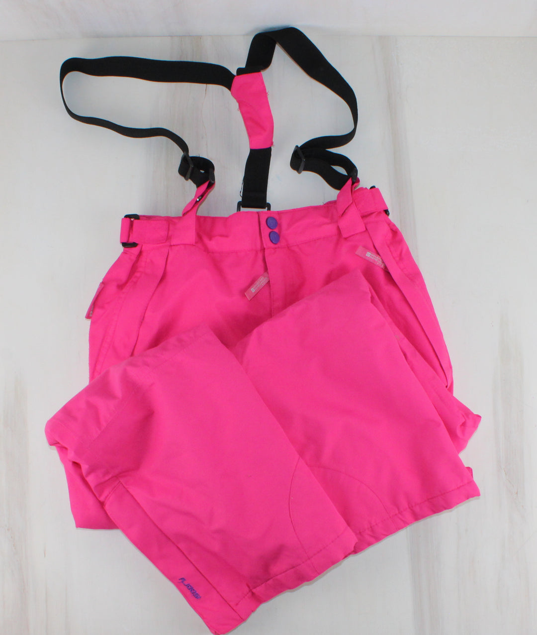 MOUNTAIN WAREHOUSE PINK SNOWPANTS 11/12Y PRE-LOVED