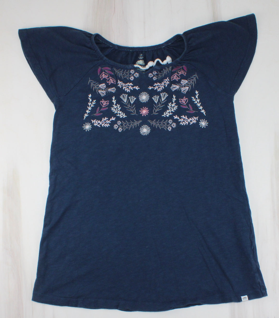 ROOTS NAVY DRESS 5/6Y PRE-LOVED