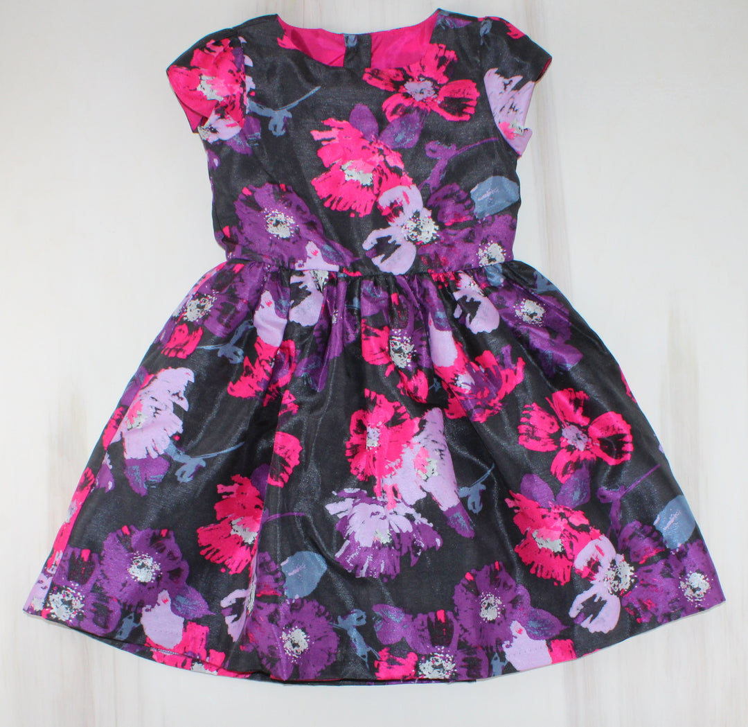 GYMBOREE OCCASSION FLORAL DRESS 5Y PRE-LOVED