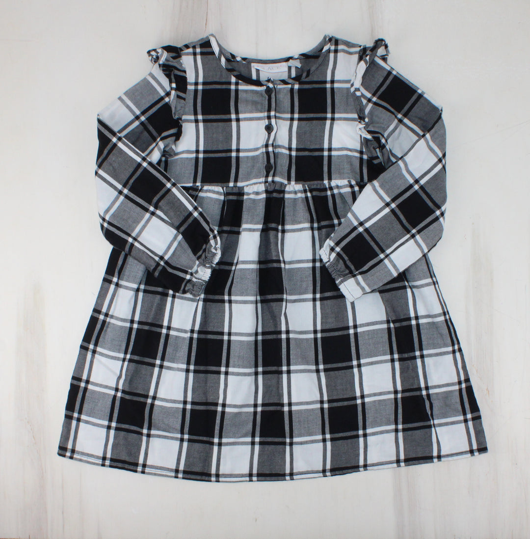 CHILDRENS PLACE PLAID DRESS 5T PRE-LOVED