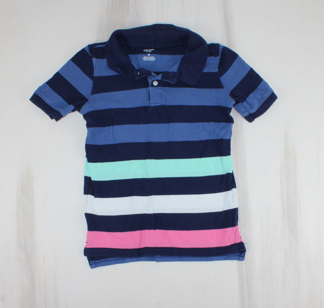 CARTERS STRIPED TOP 8Y PRE-LOVED