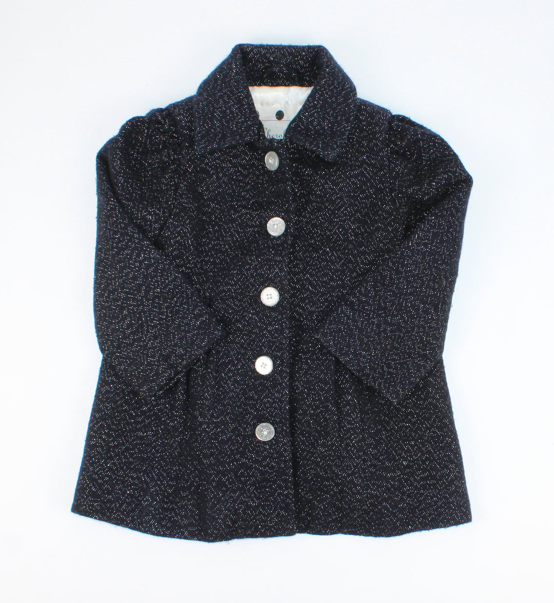 CHEROKEE BLACK SPARKLE COAT 2Y PRE-LOVED