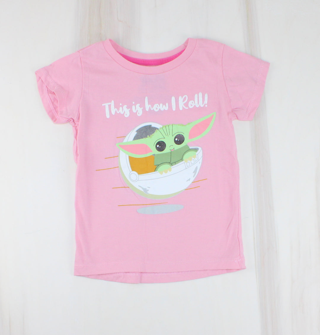 STAR WARS YODA ROLL TSHIRT YXS PRE-LOVED