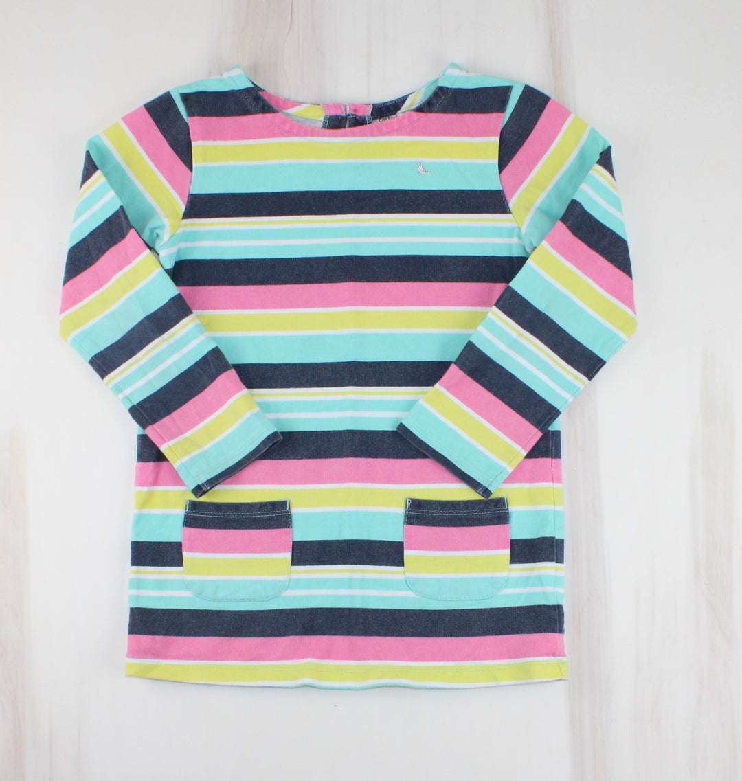 CARTERS STRIPED LONG TOP 6X PRE-LOVED