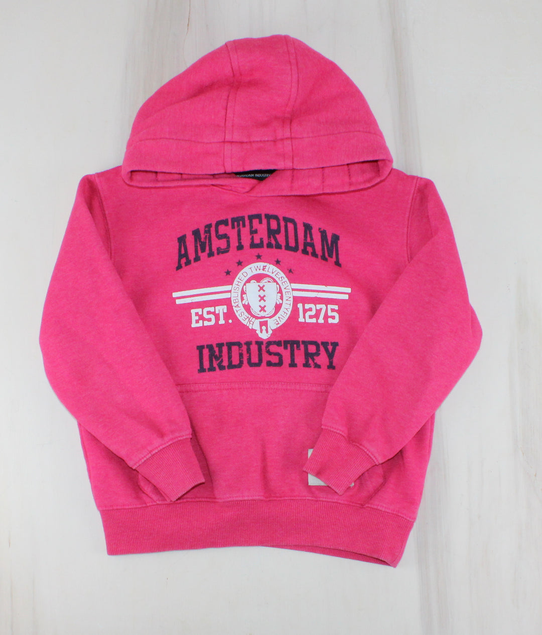 DUTCH DENIM PINK HOODIE APPROX 4Y PRE-LOVED