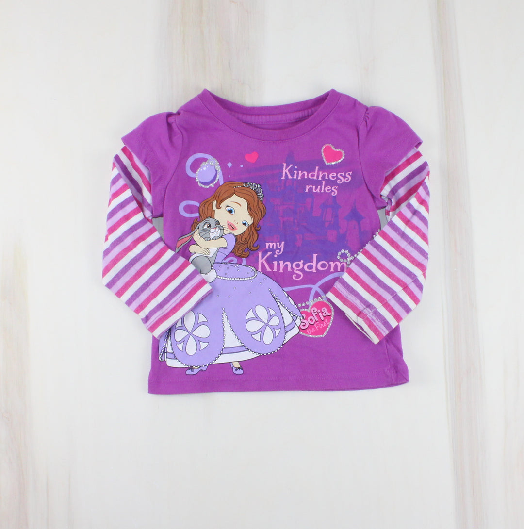DISNEY SOPHIA THE FIRST TOP 2Y PRE-LOVED