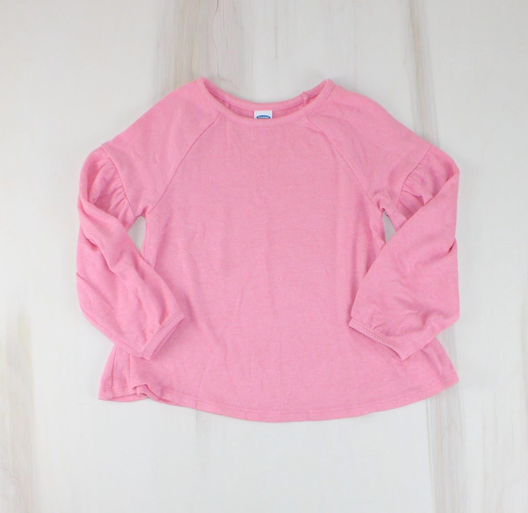 OLD NAVY SOFT STRETCH PINK TOP 4Y PRE-LOVED