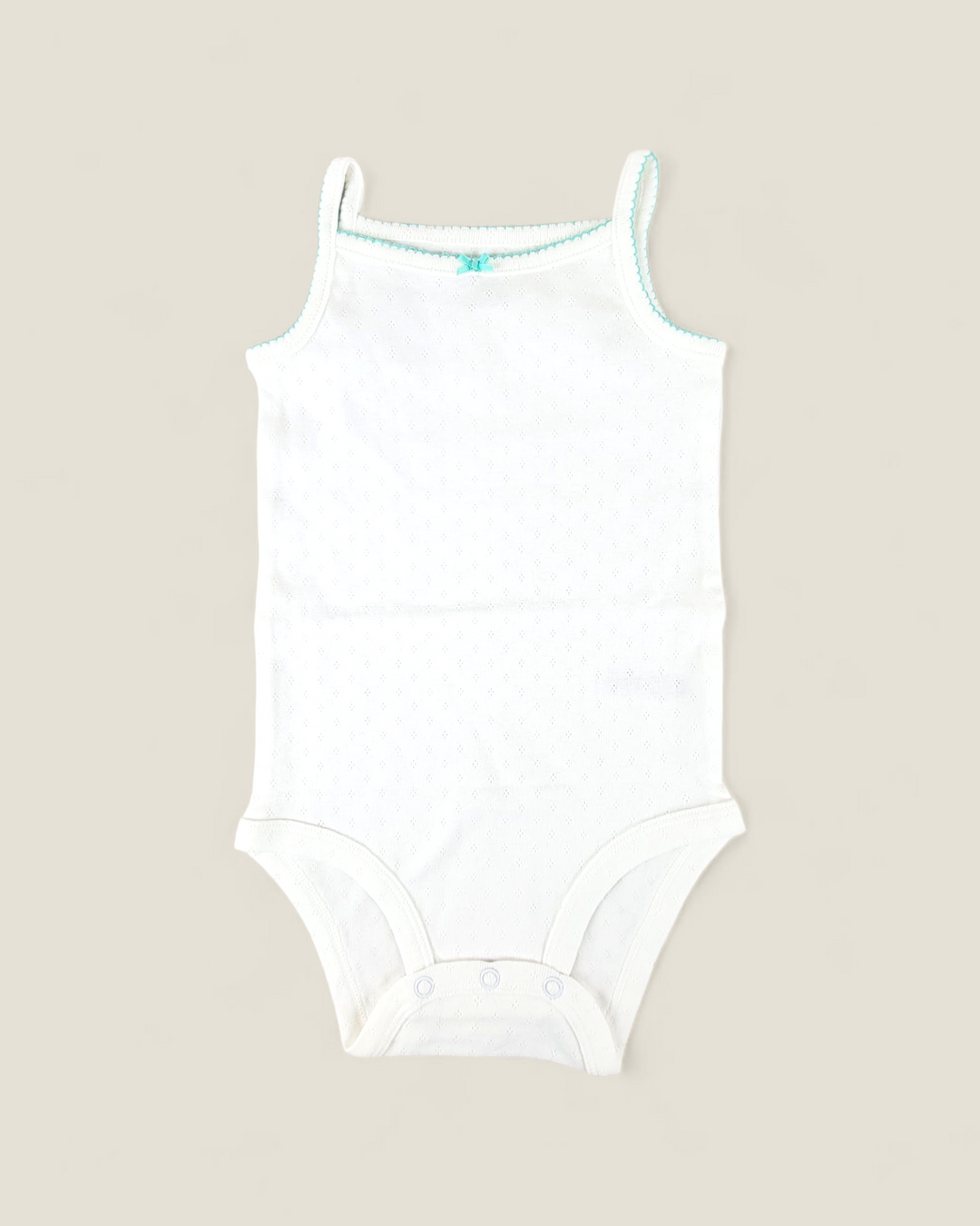 CARTERS WHITE ONSIE GIRLS 24M PRE-LOVED