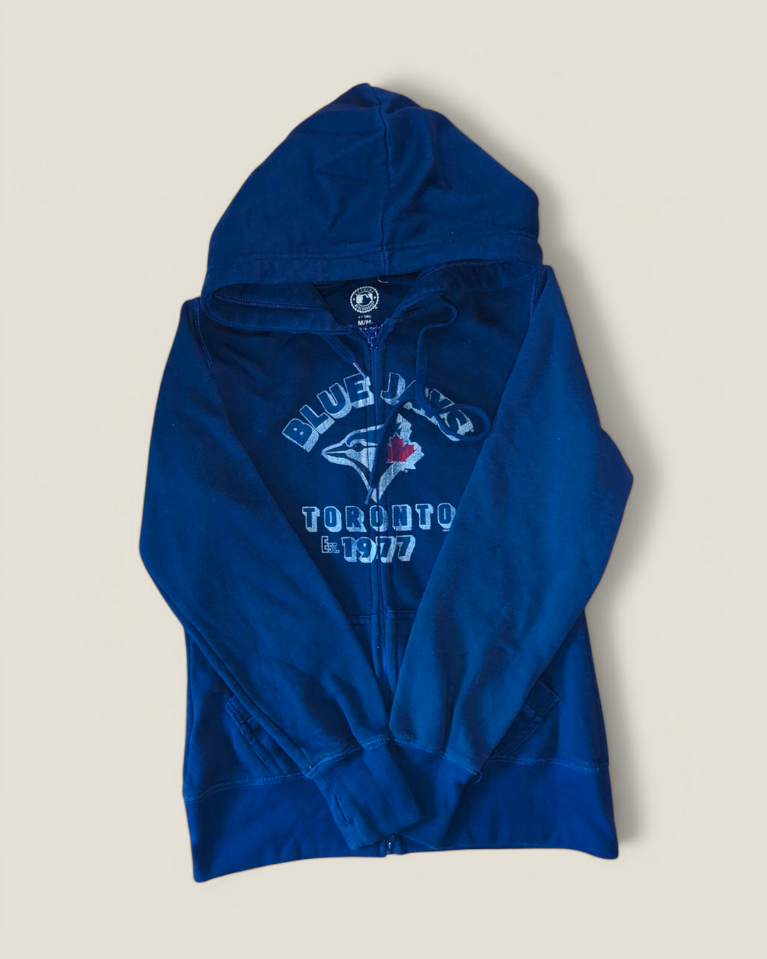 BLUE JAYS ZIP UP SWEATER FITTED LADIES MEDIUM PRE-LOVED