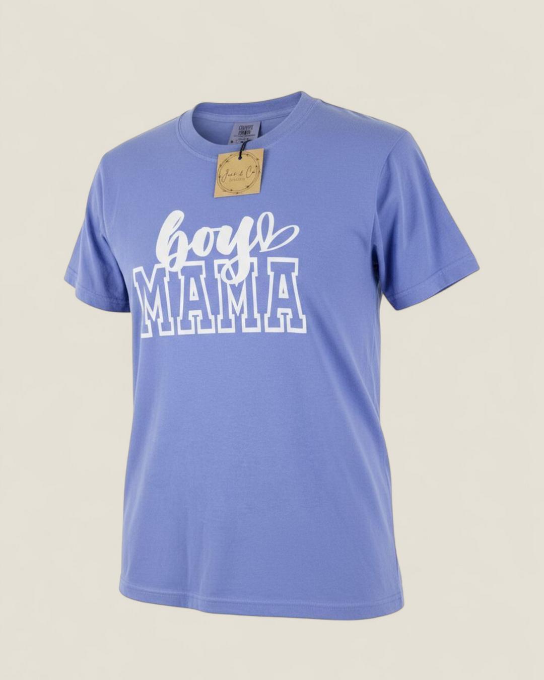 June & Co Designs, Boy Mama Blue T-Shirt