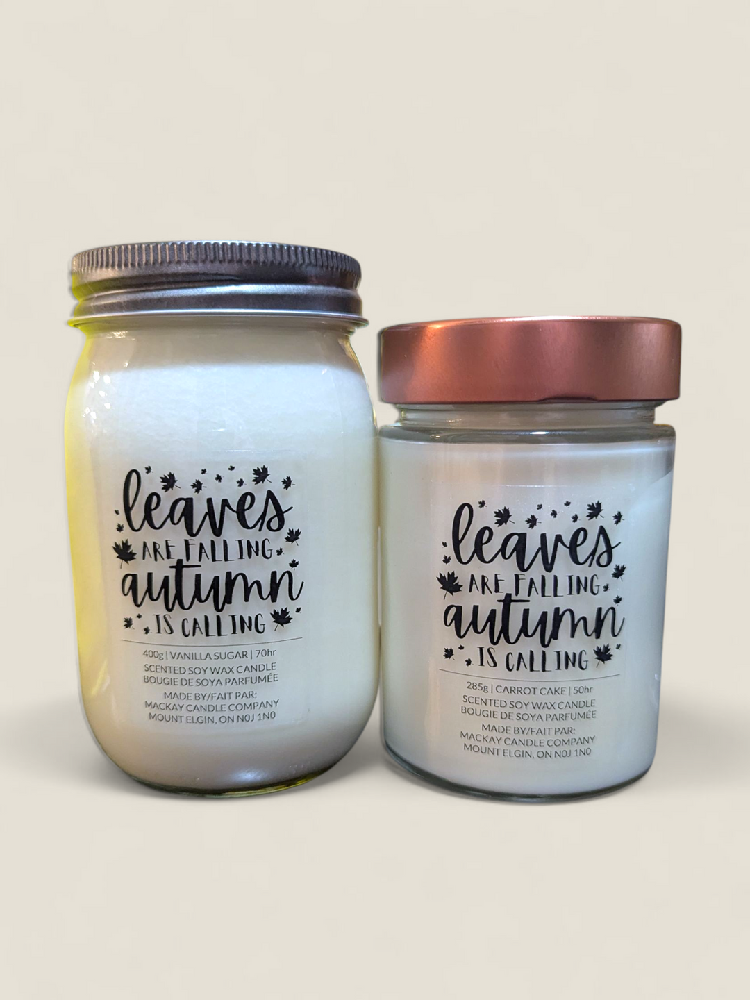 Mackay Candle Company, Signature Collection- Leaves Are Falling