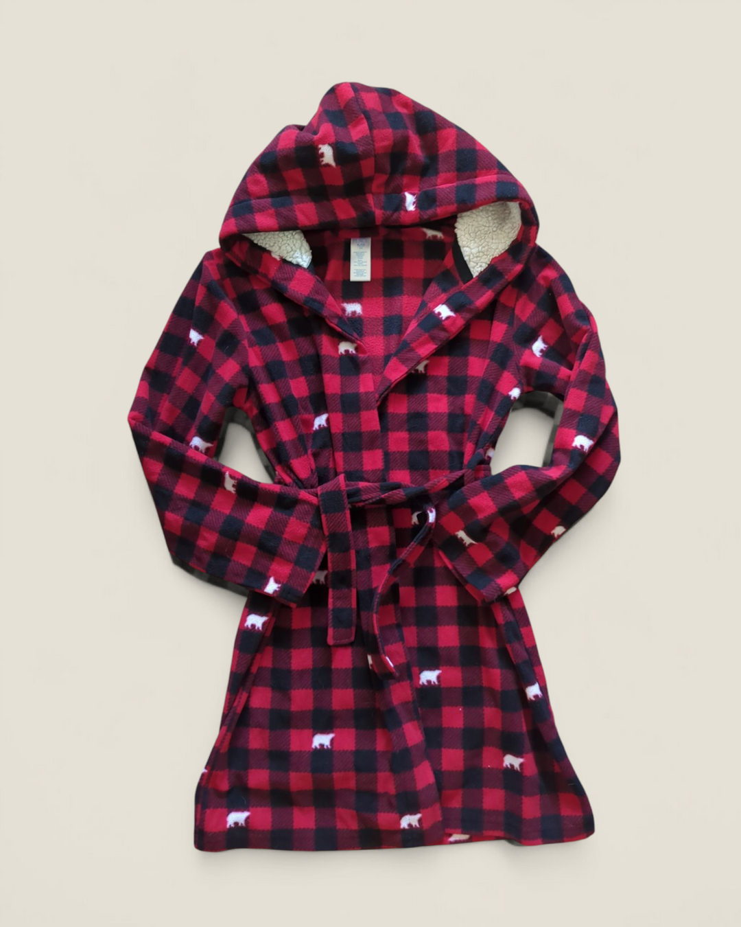 CHILDRENS PLACE PLAID HOLIDAY HOUSECOAT 14Y PRE-LOVED