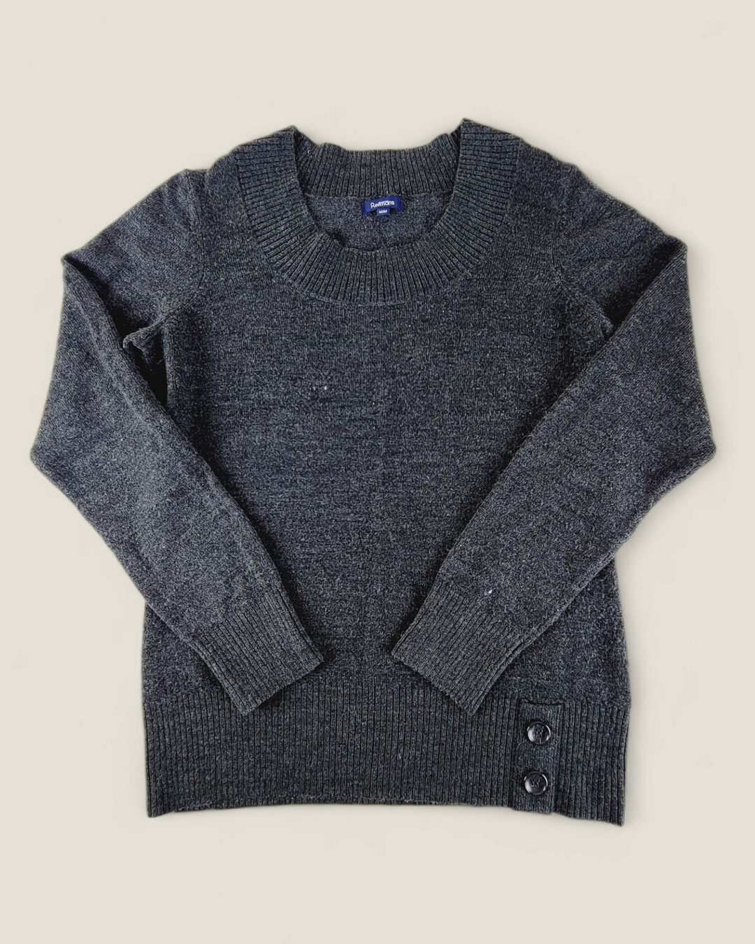 REITMANS CHARCOAL SWEATER LADIES MEDIUM PRE-LOVED