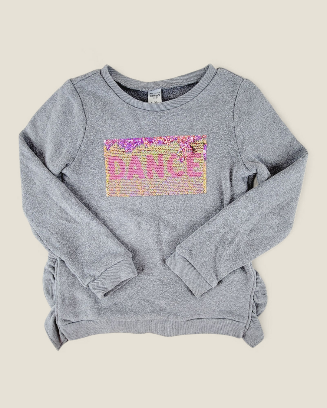 CARTERS SEQUINED DANCE SWEATER GIRLS 6Y PRE-LOVED