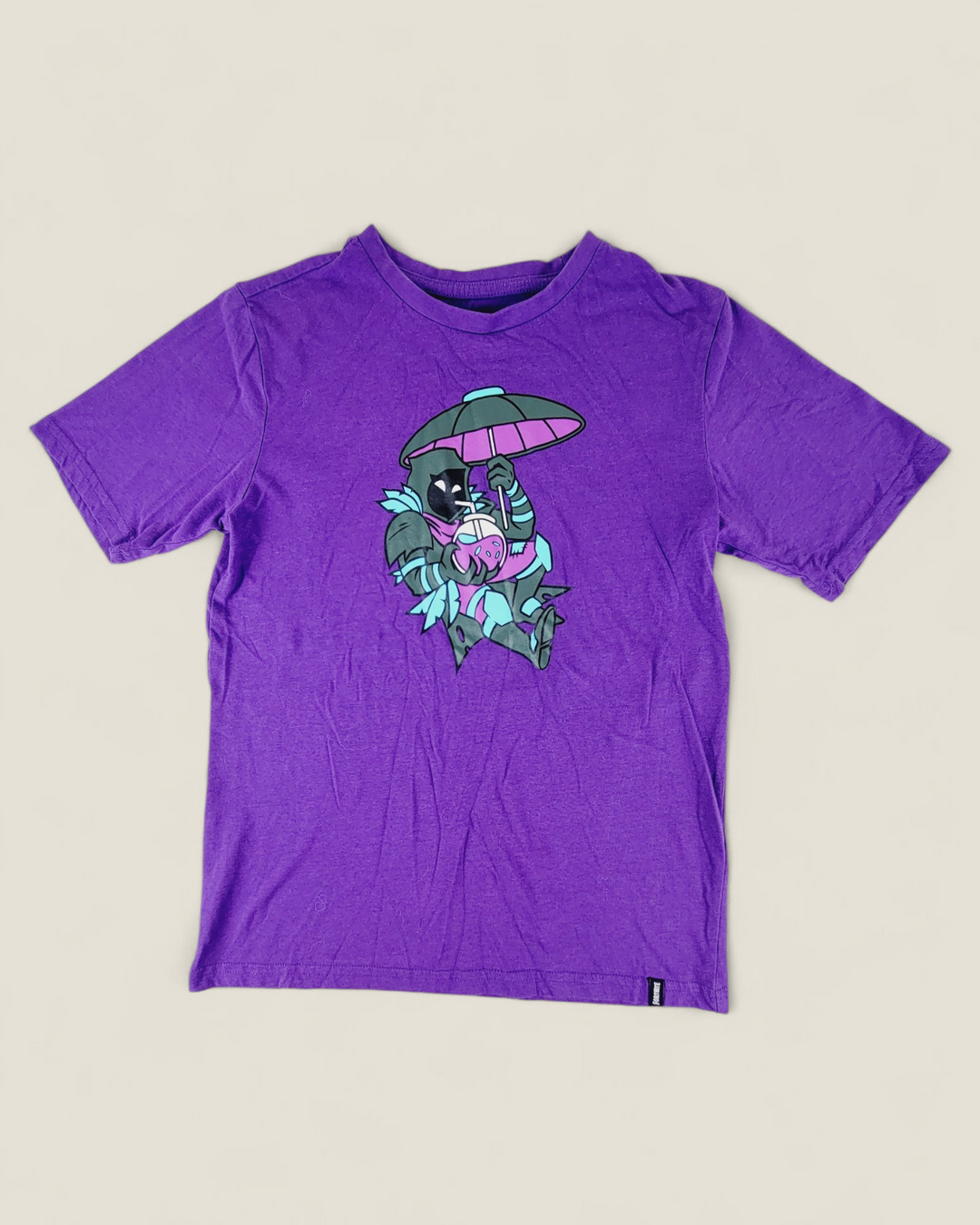 FORTNITE PURPLE TEE BOYS 10-12Y PRE-LOVED