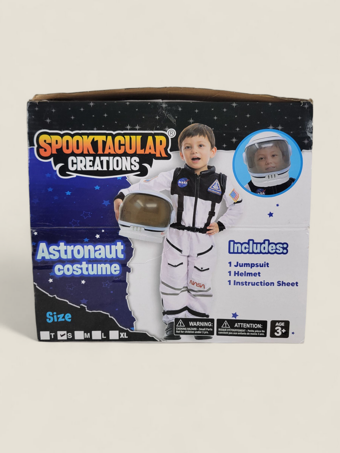 SPOOKTACULAR CREATIONS ASTRONAUT COSTUME 5-7Y PRE-LOVED