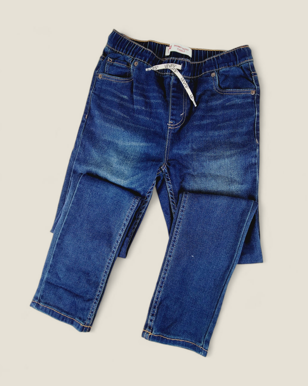 LEVIS ELASTIC WAIST SKINNY JEANS 12-13Y PRE-LOVED