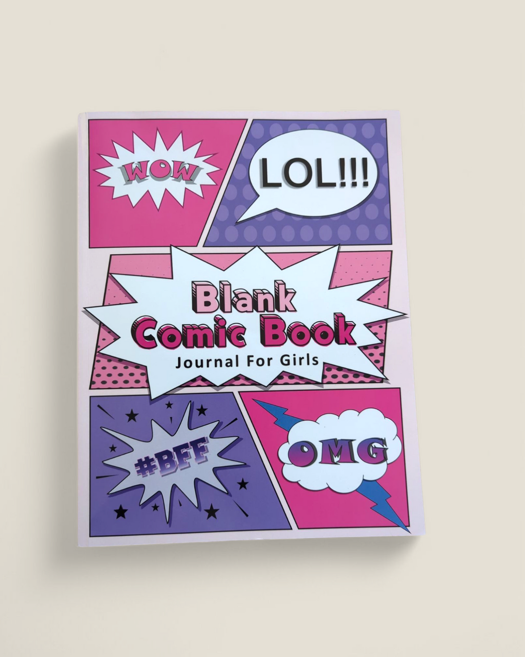 BLANK COMIC STRIPS DRAWING BOOK PRE-LOVED