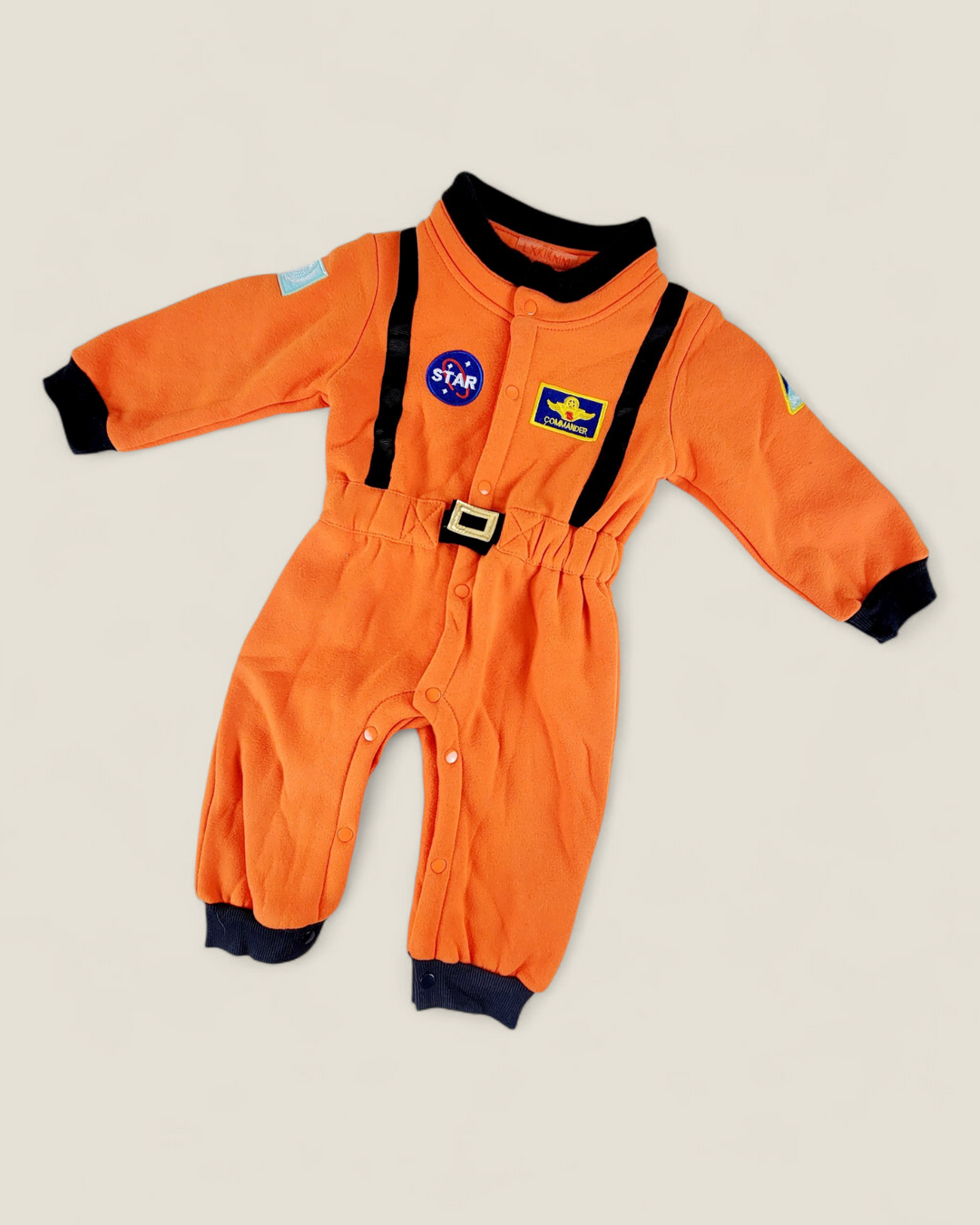 ORANGE ASTRONAUT COSTUME 12-18M PRE-LOVED