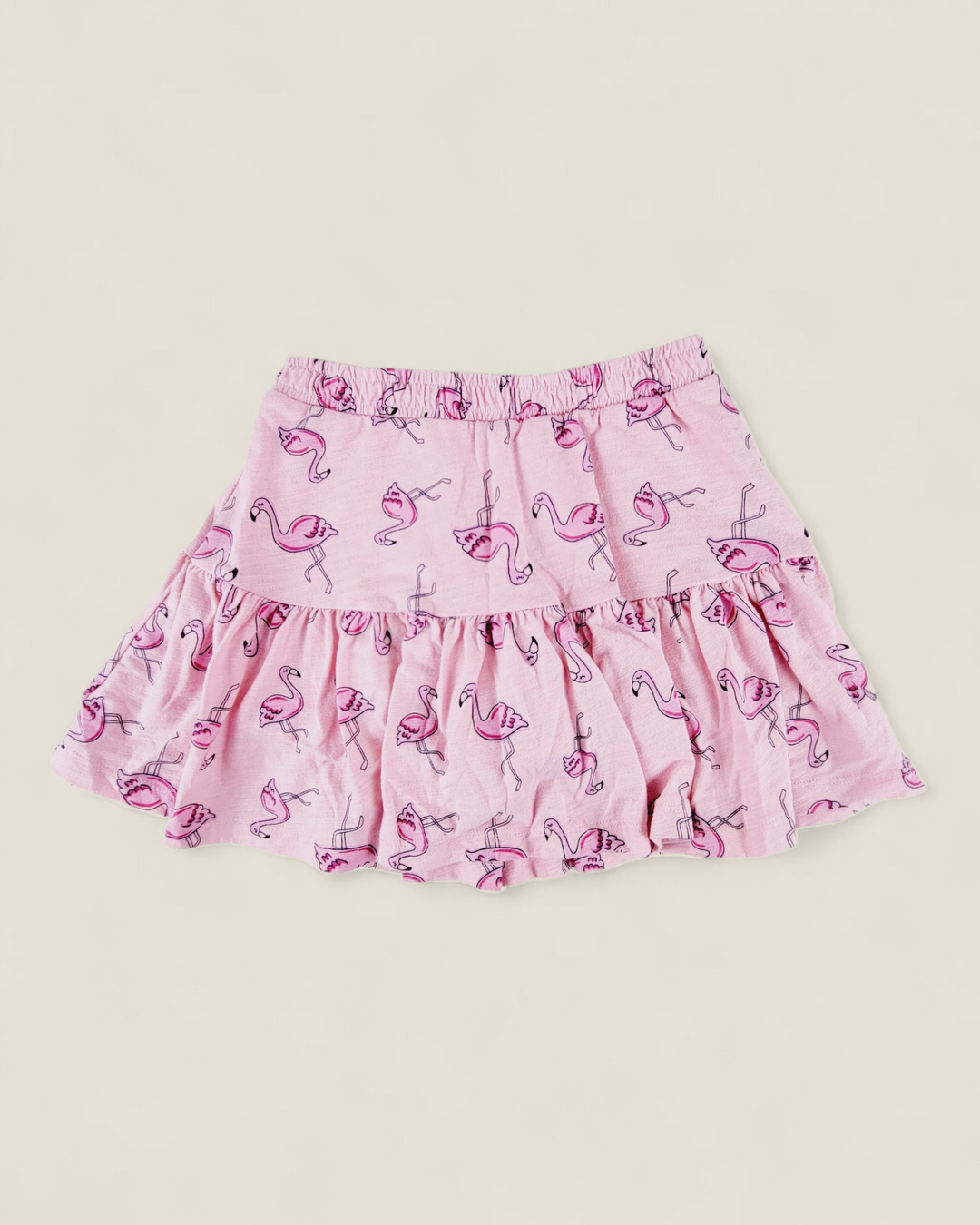 GEORGE PINK FLAMINGO SKIRT GIRLS 7-8Y PRE-LOVED