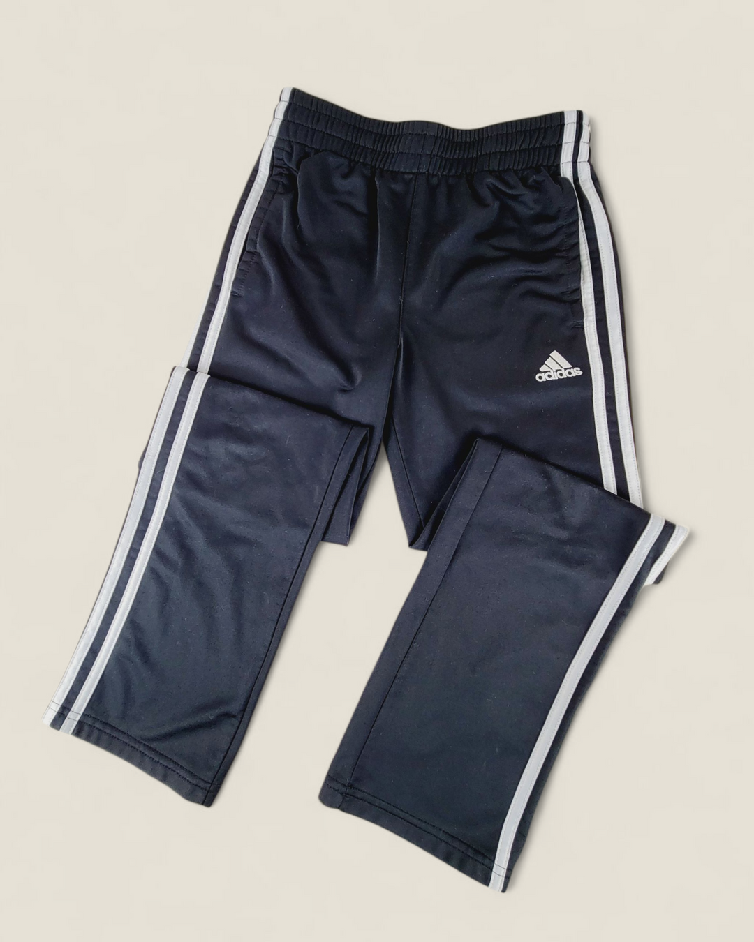 ADIDAS STRIPED TRACK PANTS YOUTH MED PRE-LOVED