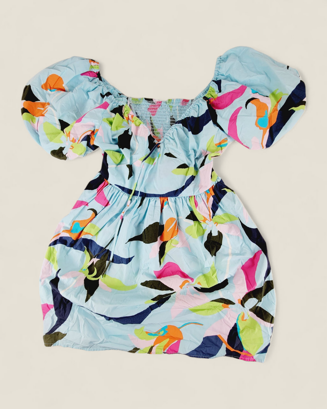 A NEW DAY BLUE FLORAL DRESS LADIES SMALL PRE-LOVED