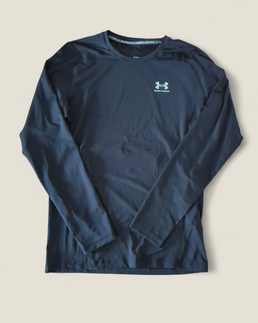 UNDER ARMOUR HEAT GEAR BLACK ATHLETIC LONG SLEEVE MENS XL PRE-LOVED