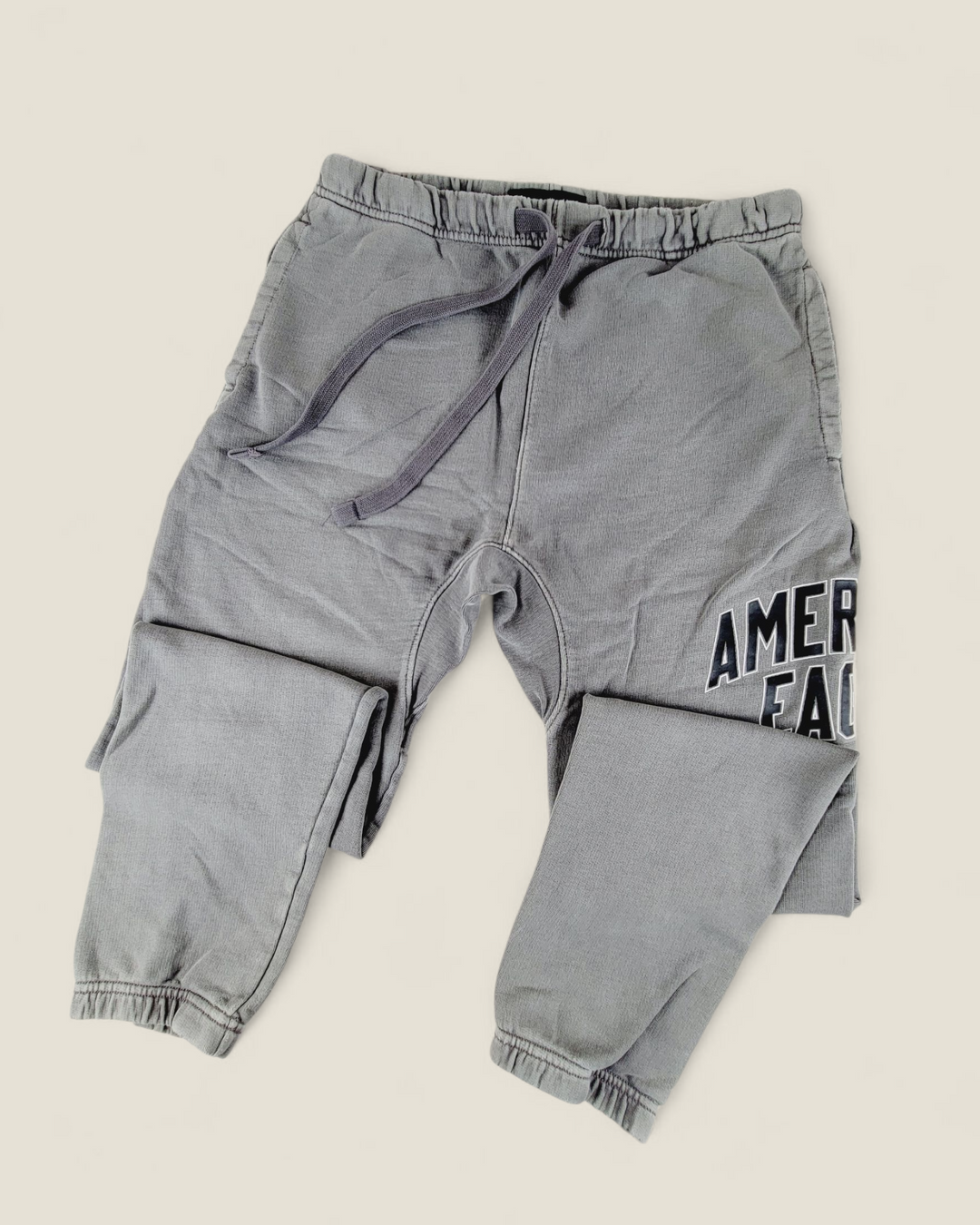 AMERICAN EAGLE GREY TRACK PANTS MENS APPROX MEDIUM PRE-LOVED