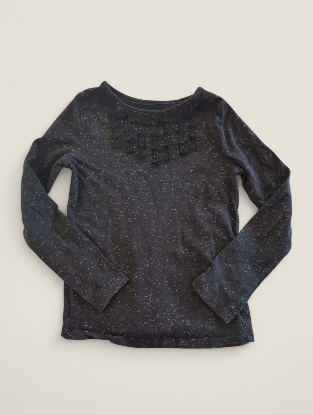 GEORGE SPARKLE LONG SLEEVE TOP 7/8Y PRE-LOVED