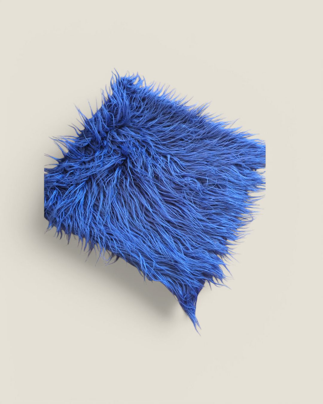 BLUE FURRY PILLOWCASE COVER PRE-LOVED