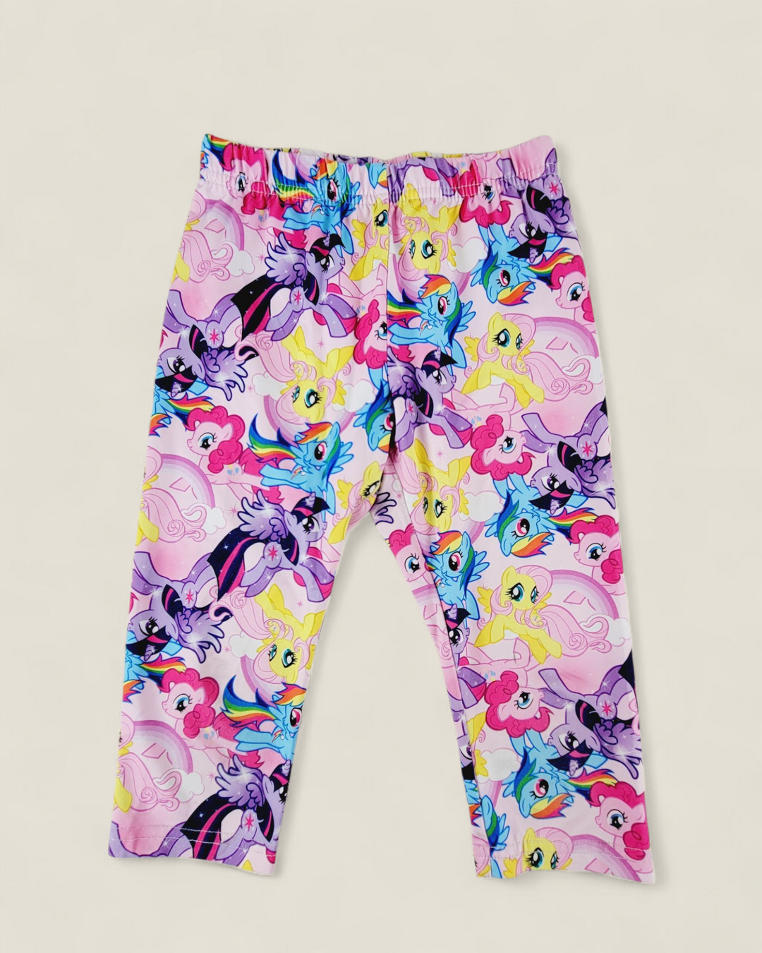 MY LITTLE PONY CAPRIS LEGGINGS GIRLS 5Y PRE-LOVED