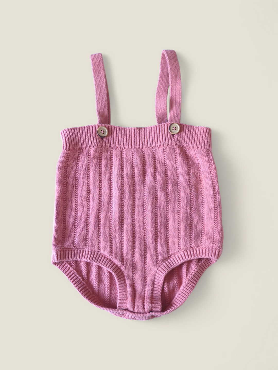 CAT N JACK ROSE KNIT ROMPER 18M PRE-LOVED
