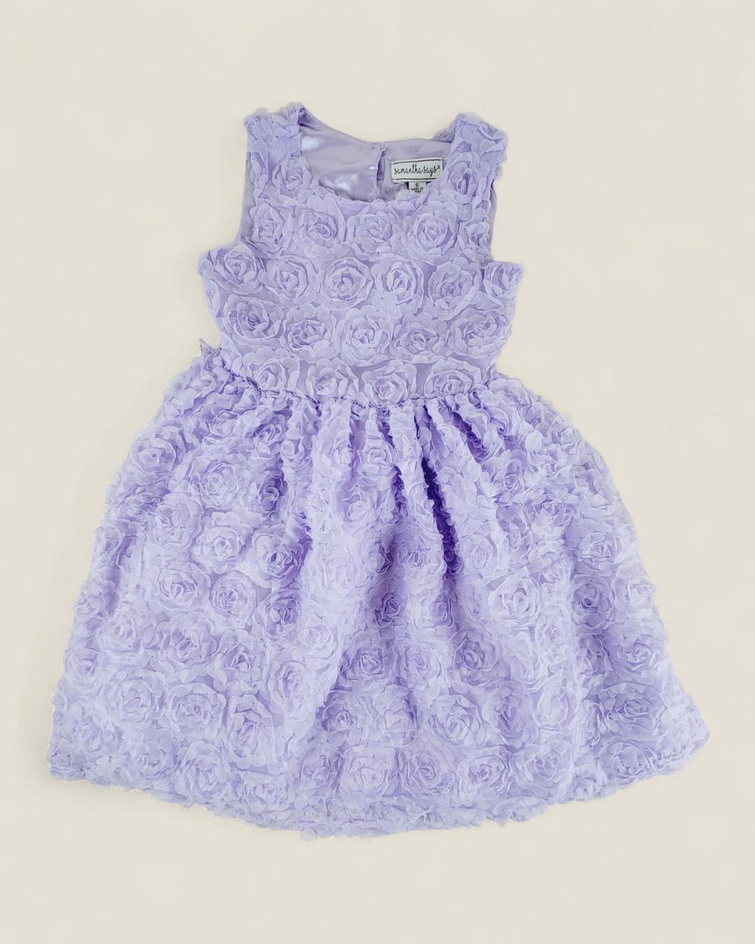 SAMANTHA SAYS PURPLE FLORAL DRESS 6Y PRE-LOVED