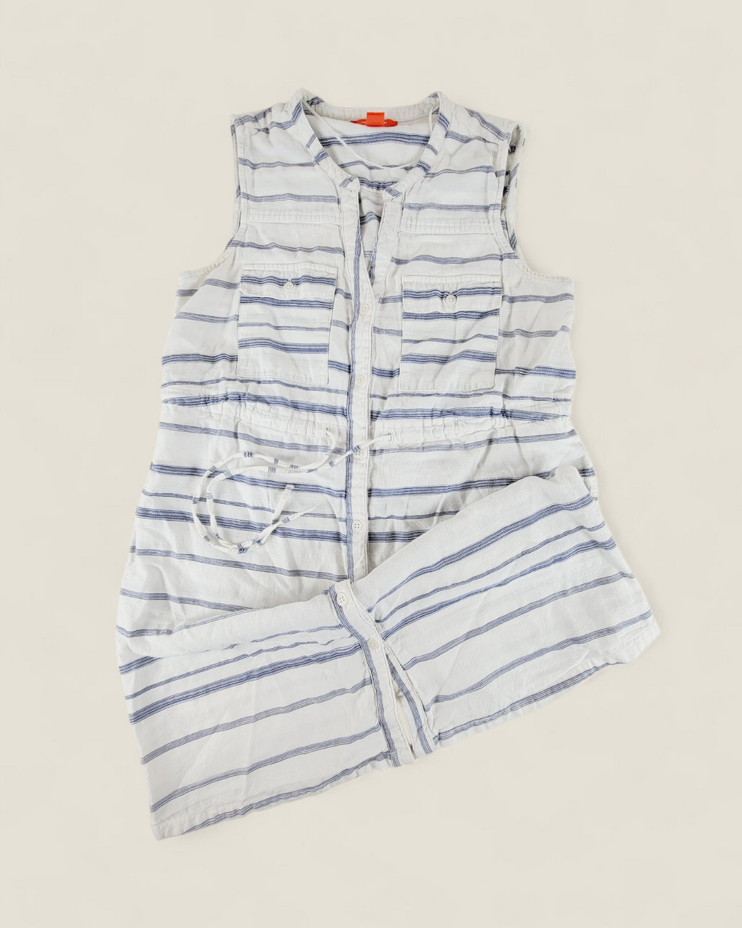 JOE FRESH STRIPED SLEEVLESS DRESS LADIES SMALL PRE-LOVED
