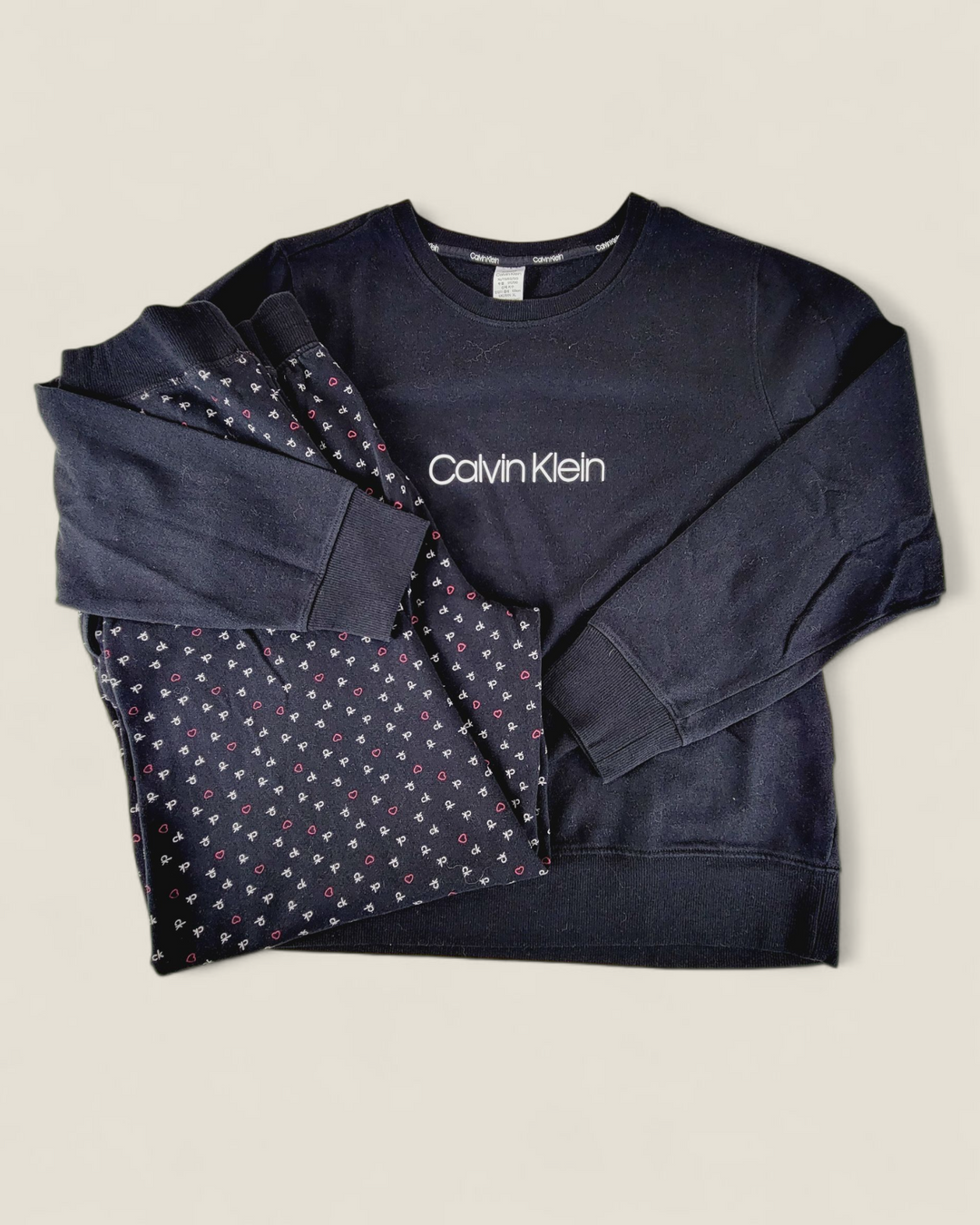 CALVIN KLEIN PYJAMA SET LADIES XL PRE-LOVED
