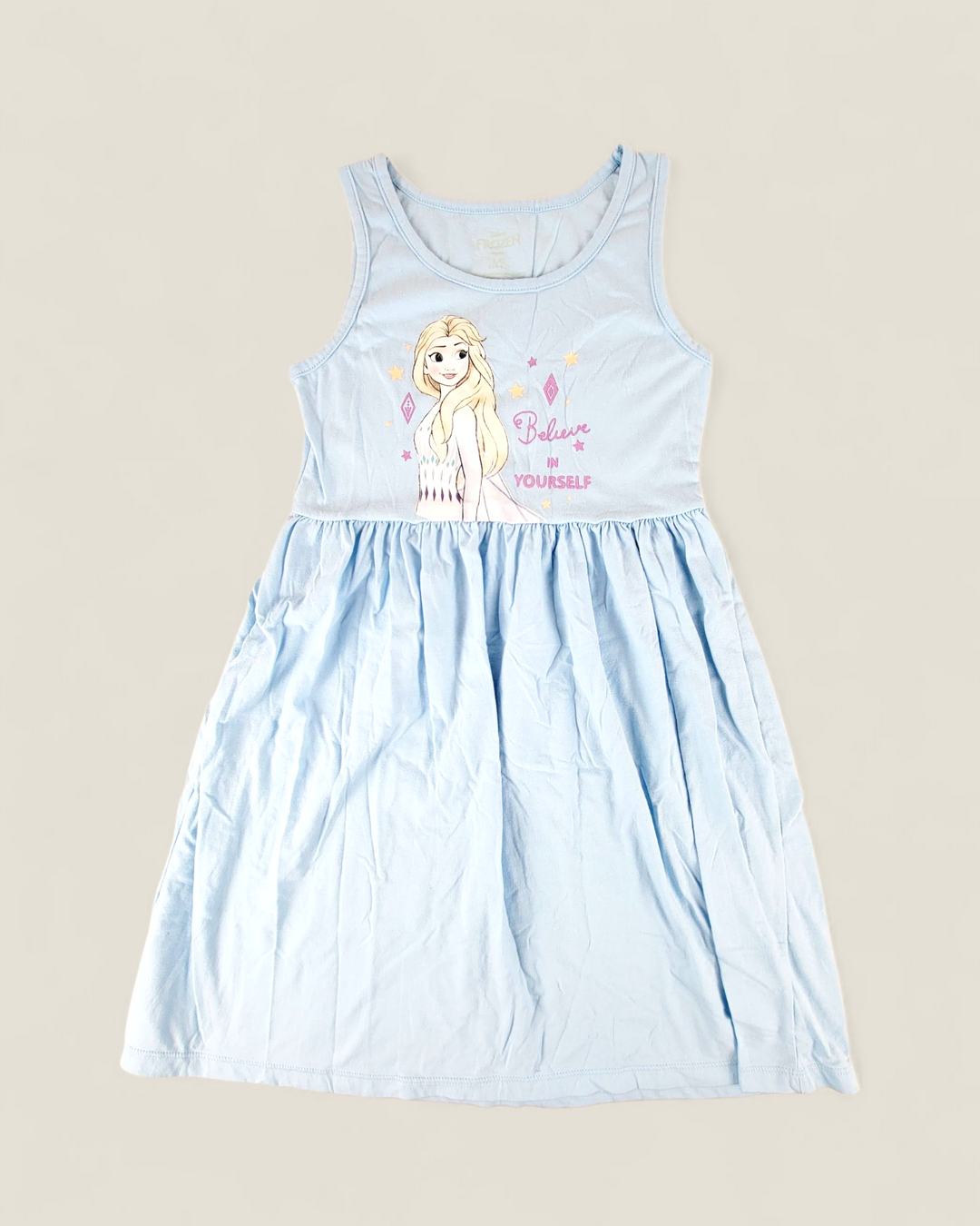 FROZEN BLUE ELSA DRESS GIRLS 10-12Y PRE-LOVED