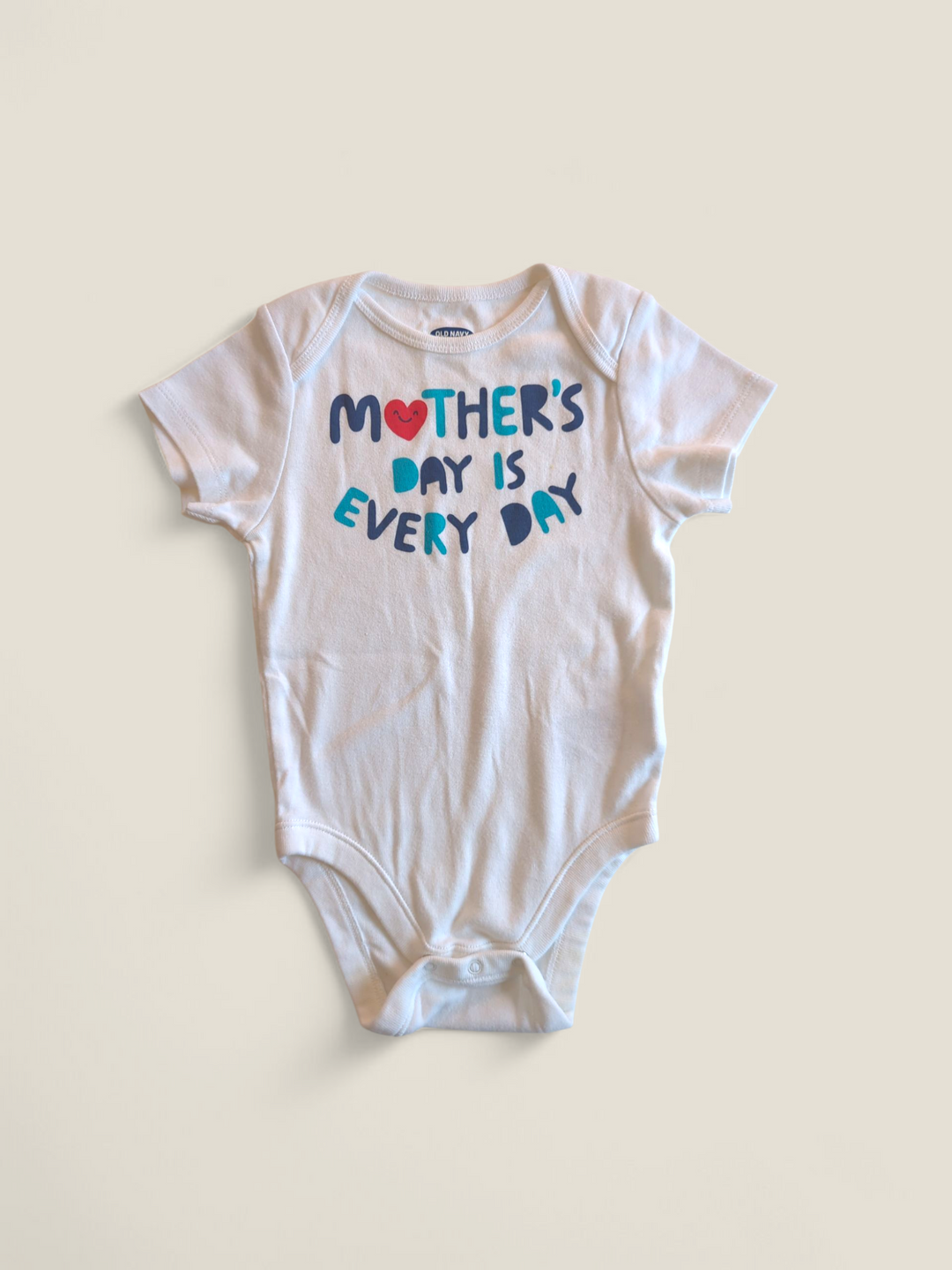 OLD NAVY MOTHERS DAY ONESIE 12-18M PRE-LOVED