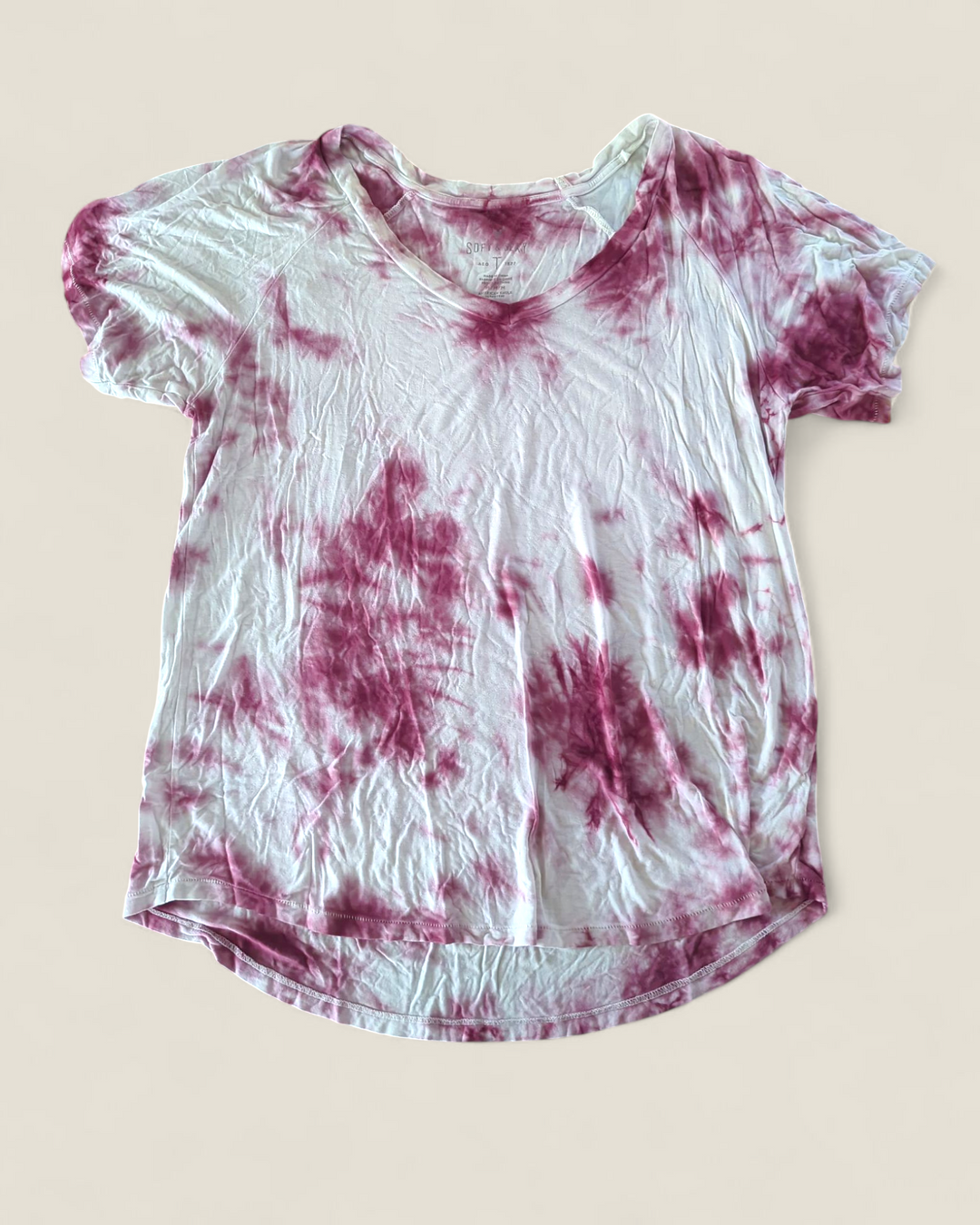AEROPOSTALE TIE DYE TSHIRT SOFT LADIES MEDIUM PRE-LOVED