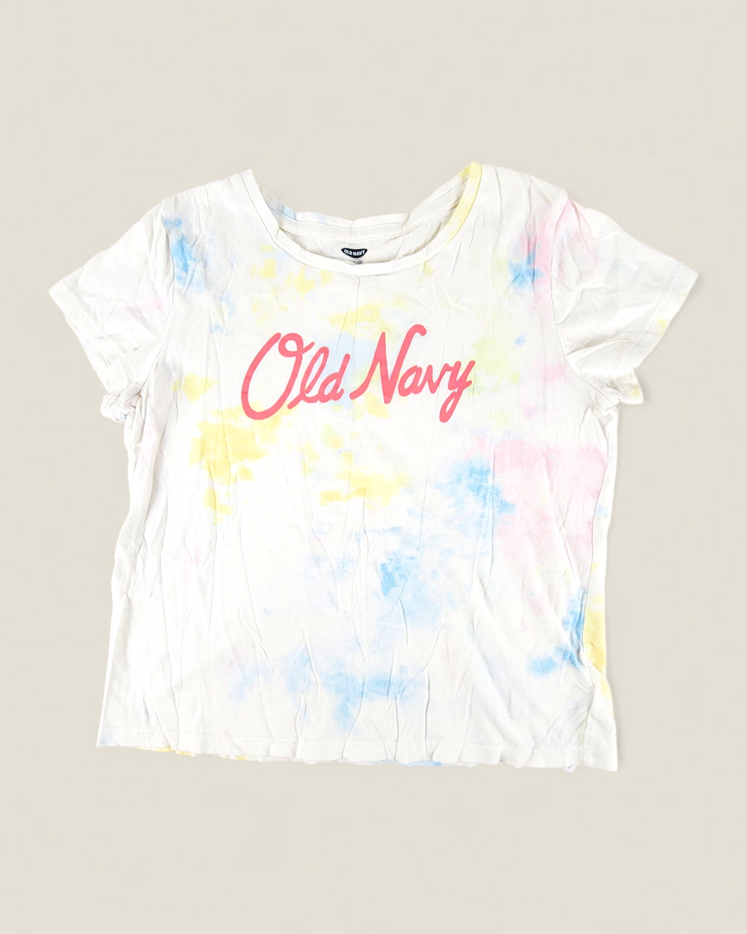 OLD NAVY TYE DYE TEE GIRLS 10-12Y PRE-LOVED